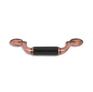 designer pull-500pulls-Brushed Antique Copper -Absolute Black