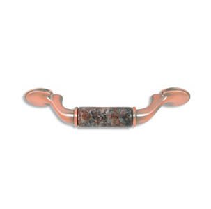 designer pull-500pull- Brushed Antique Copper-Dakota Mahogany