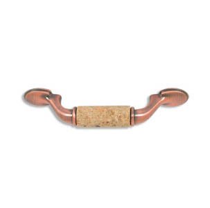 designer pull-500pulls-Brushed Antique Copper-Kashmire Gold