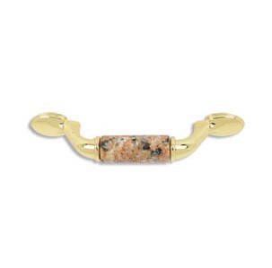 designer pull-500pulls-Polished Brass Finish-Gold Carioca