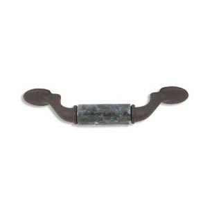 designer pull-500pulls-Rustic Bronze Finish-Blue Pearl