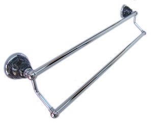 Double bar-Blue pearl-pole with chrome finished