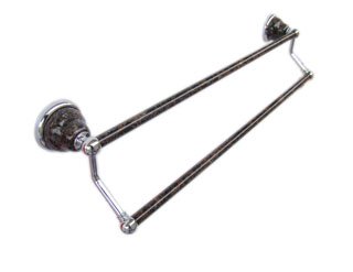 Double bar-Tan Brown-pole with stone finished