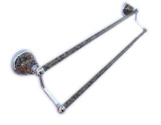 Double bar-Tropic brown-pole with stone finished