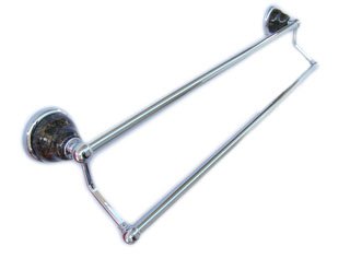 Double bar-Verd ubatuba-pole with chrome finished