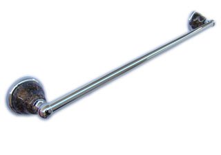 Towel bar-Baltic Brown-pole with chrome finished