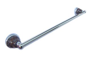 Towel bar-Dakota Mahogany-pole with chrome finished