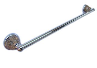 Towel bar-Giallo Veneziano-pole with chrome finished