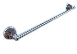 Towel bar-Tropic Brown-pole with chrome finished