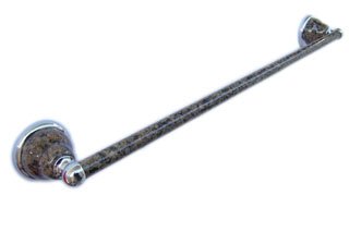 Towel bar-Tropic Brown-pole with stone