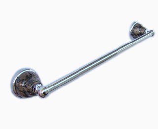 Towel bar short-Baltic Brown-pole with chrome finished