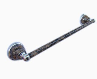Towel bar short-Baltic Brown-pole with stone finished