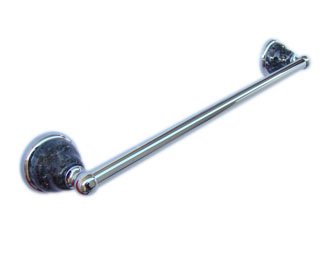 Towel bar short-Blue Pearl-pole with chrome finished