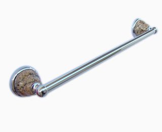 Towel bar short-Giallo Veneziano-pole with chrome finished