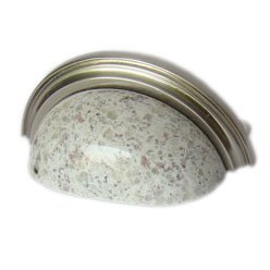 Granite cup pull-Pearl White