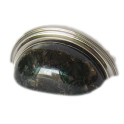 Granite cup pull-Verde Butterfly