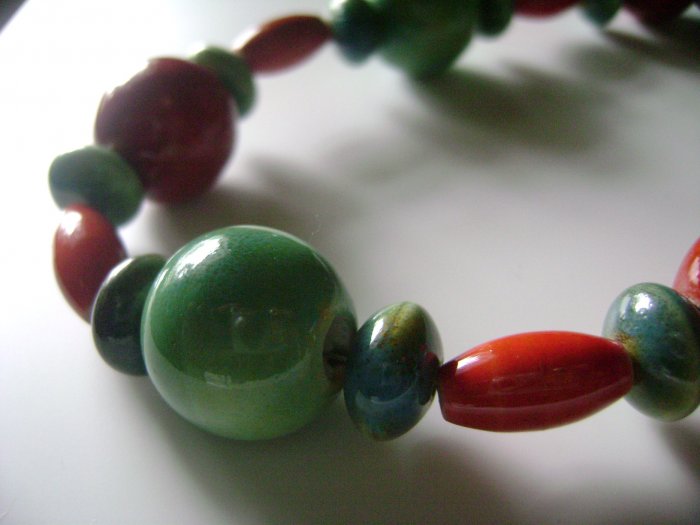 Tropical Porcelain Necklace