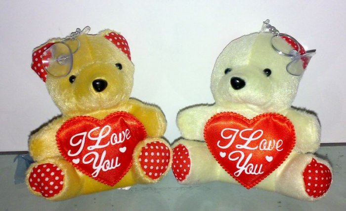 SOFT STUFFED TOY BEAR SMALL 12cm HIGH