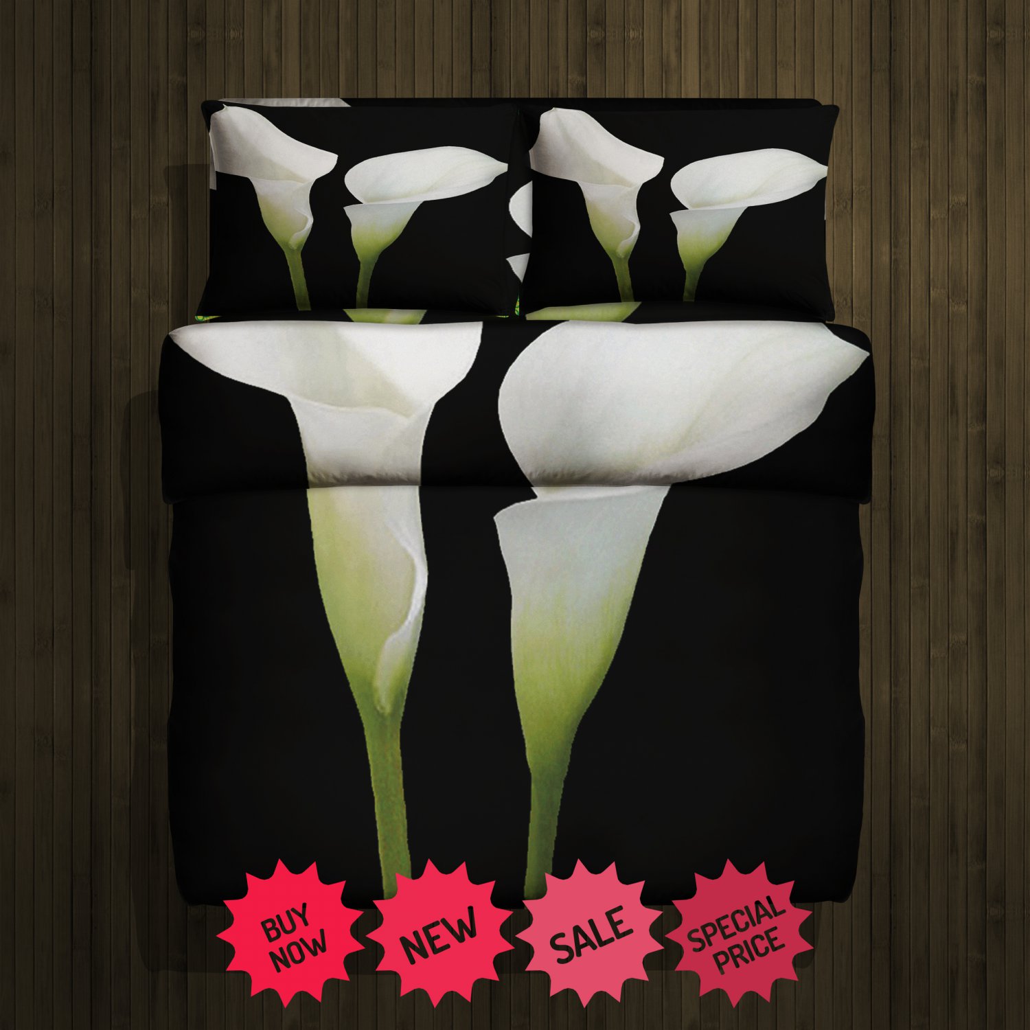 Lily Fleece Blanket Large & 2 Pillow Cases #84638898,84638901(2)