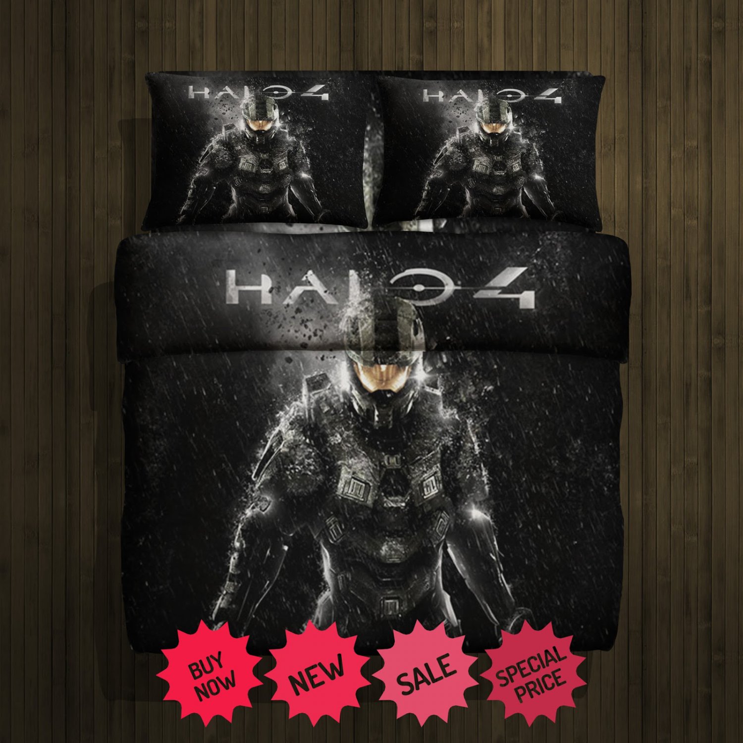 Halo 4 Fleece Blanket Large & 2 Pillow Cases #85700294,85700297(2)