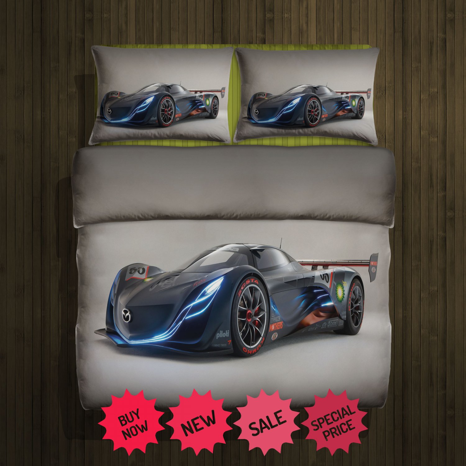 Car Fleece Blanket Large & 2 Pillow Cases #86481961 ,86482180(2)