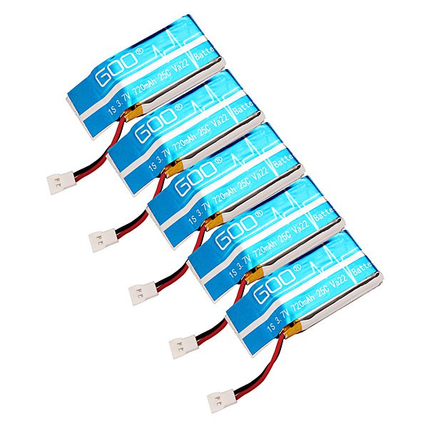 5 x WLtoys V931 RC Heli Parts 3.7V 720mAh 25C Upgraded Battery