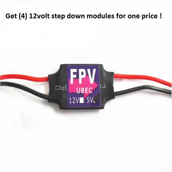 4X DC-DC Converter Step Down Module 3A 12V Mini BEC For RC Plane FPV