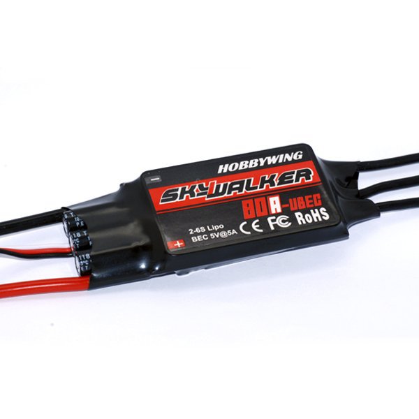 Hobbywing Skywalker 2 6S 80A UBEC Brushless ESC With 5V 5A BEC For RC