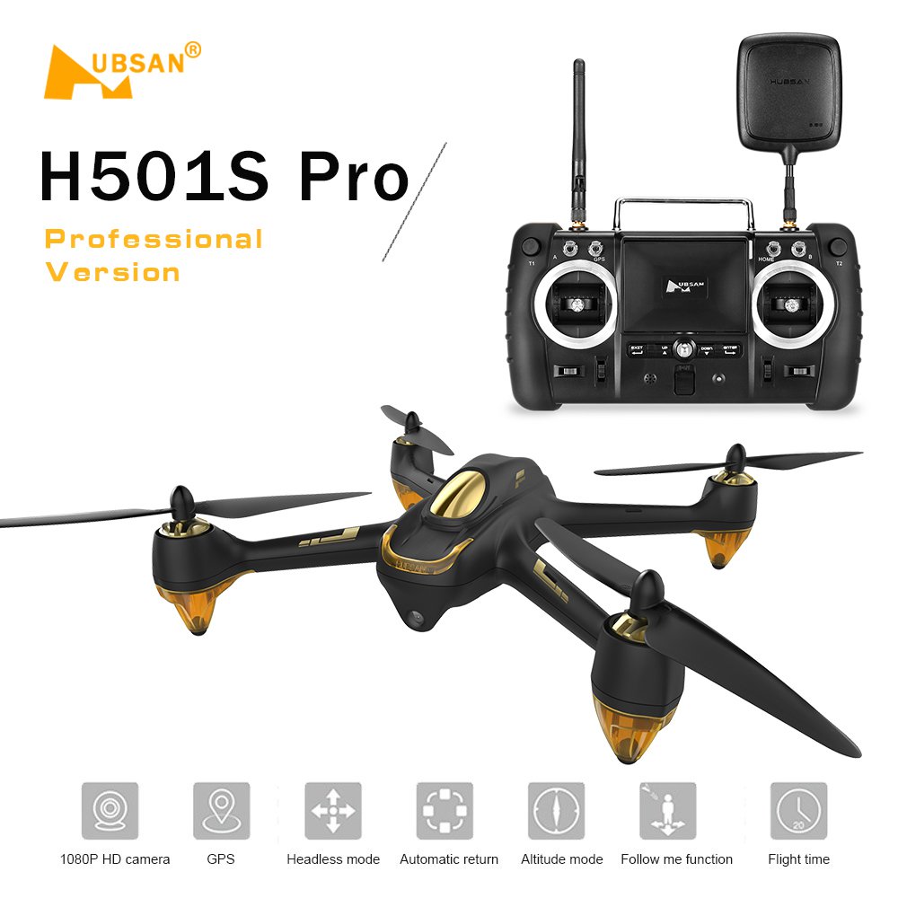 Hubsan H501S X4 Pro 5 8G FPV Brushless With 1080P HD Camera GPS RTF