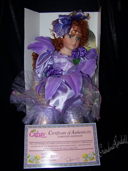 Alyssa Pretty Porcelain Collectible Doll Cathay Collection