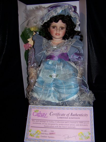 Darla is a Pretty Porcelain Collectible Doll From theCathay Collection