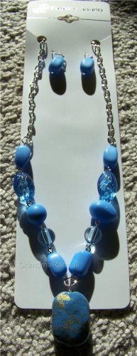 Fashion Jewelry Necklace and matching earring set