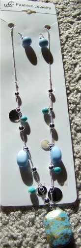 Fashion Jewelry Necklace and matching earring set