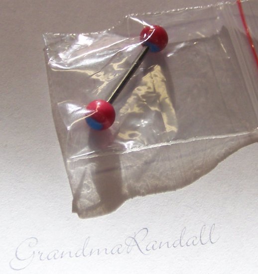 1 inch Surgical Steel Tongue Ring