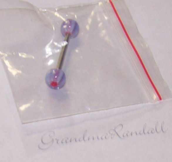 1 inch Surgical Steel Tongue Ring