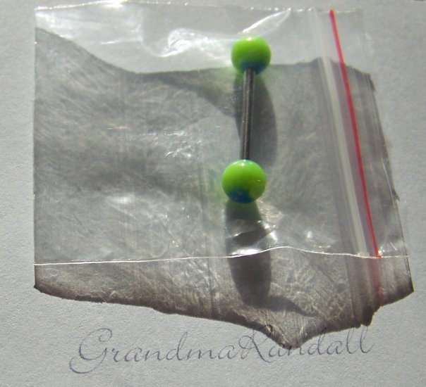 1 inch Surgical Steel Tongue Ring