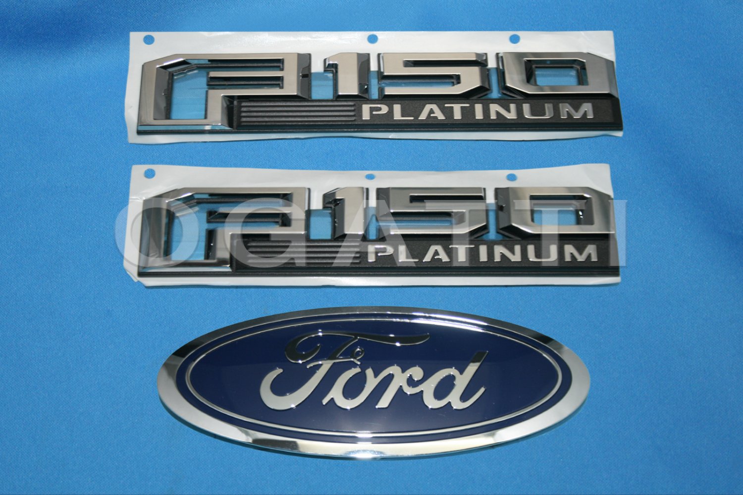 Brand New Ford OEM F-150 Platinum 2014-2015 3 Piece Emblem Set