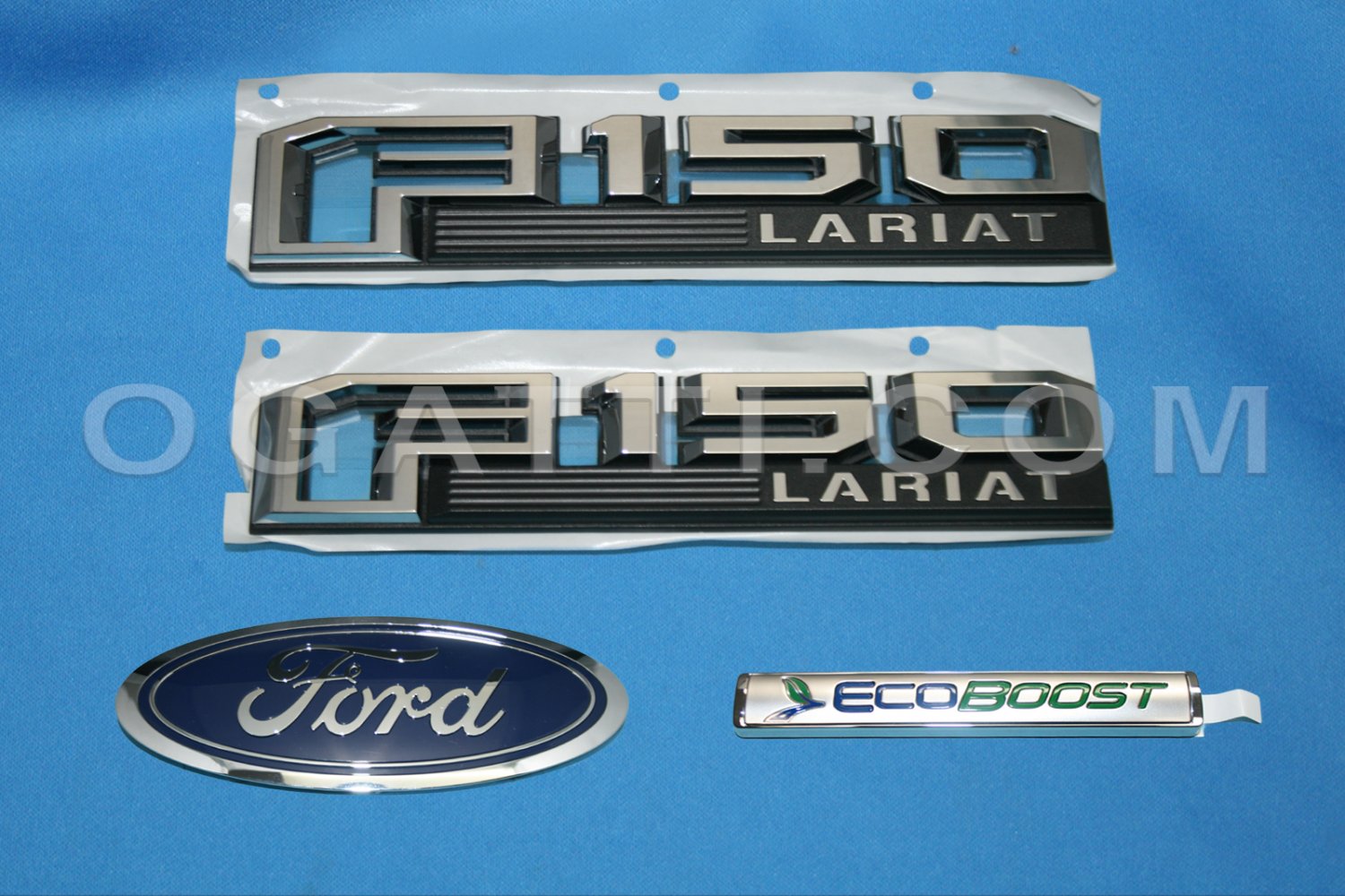 Brand New Ford OEM F-150 Lariat Ecoboost 2014-2015 4 Piece Emblem Set