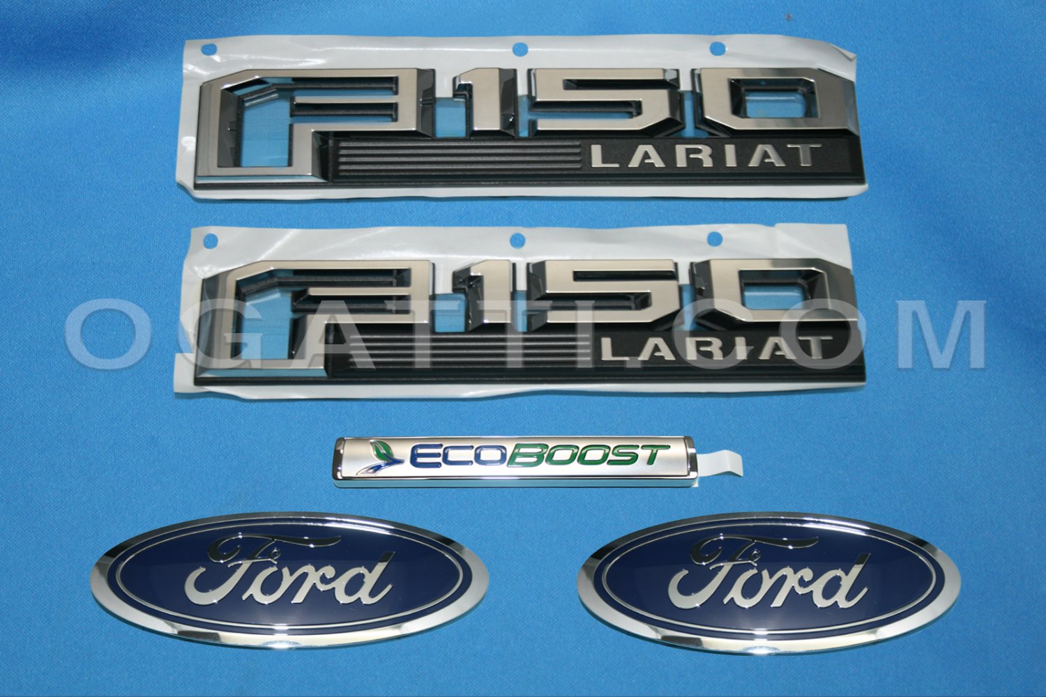 Brand New Ford OEM F-150 Lariat Ecoboost 2014-2015 5 Piece Emblem Set
