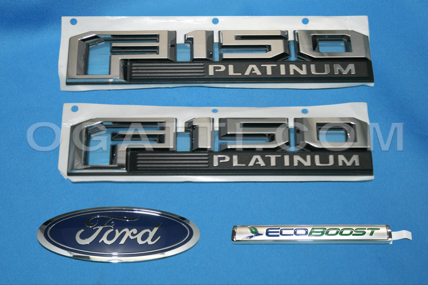 Brand New Ford OEM F-150 Platinum Ecoboost 2014-2015 4 Piece Emblem Set