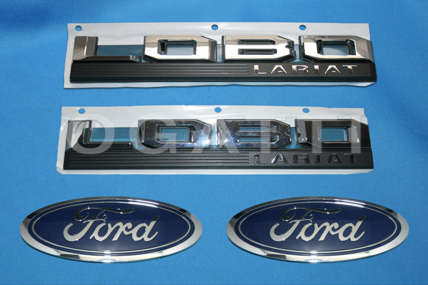 Brand New Ford OEM F-150 Lobo Lariat 2014-2015 4 Piece Emblem Set