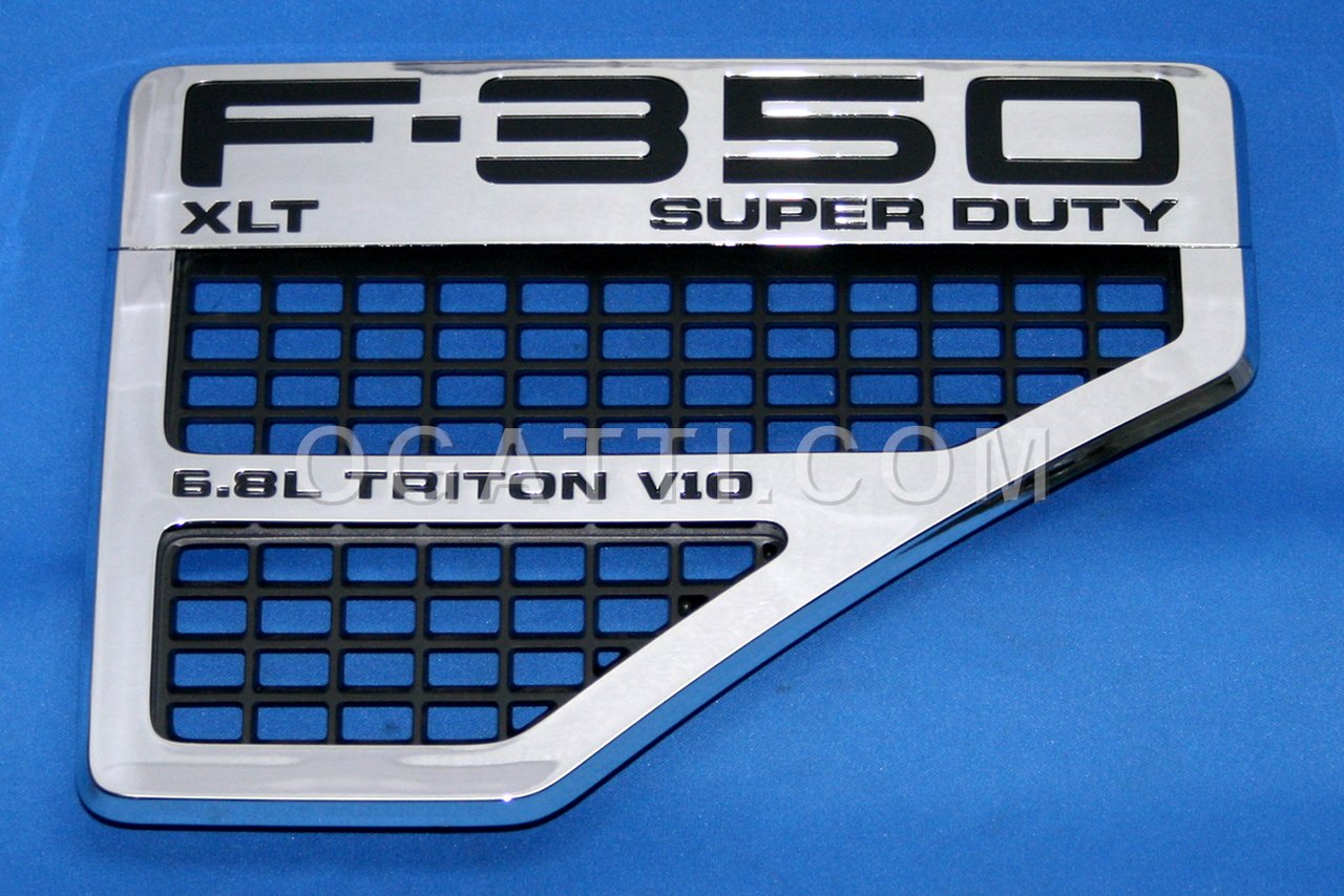 Brand New Ford OEM F-350 XLT SUPER DUTY 2008-2010 6.8L Triton V10 Right Fender Vent Set 8C3Z-16228-C