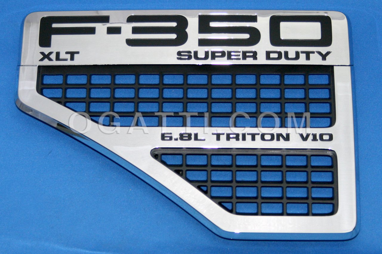 Brand New Ford OEM F-350 XLT SUPER DUTY 2008-2010 6.8L Triton V10 Left Fender Vent Set 8C3Z-16228-D