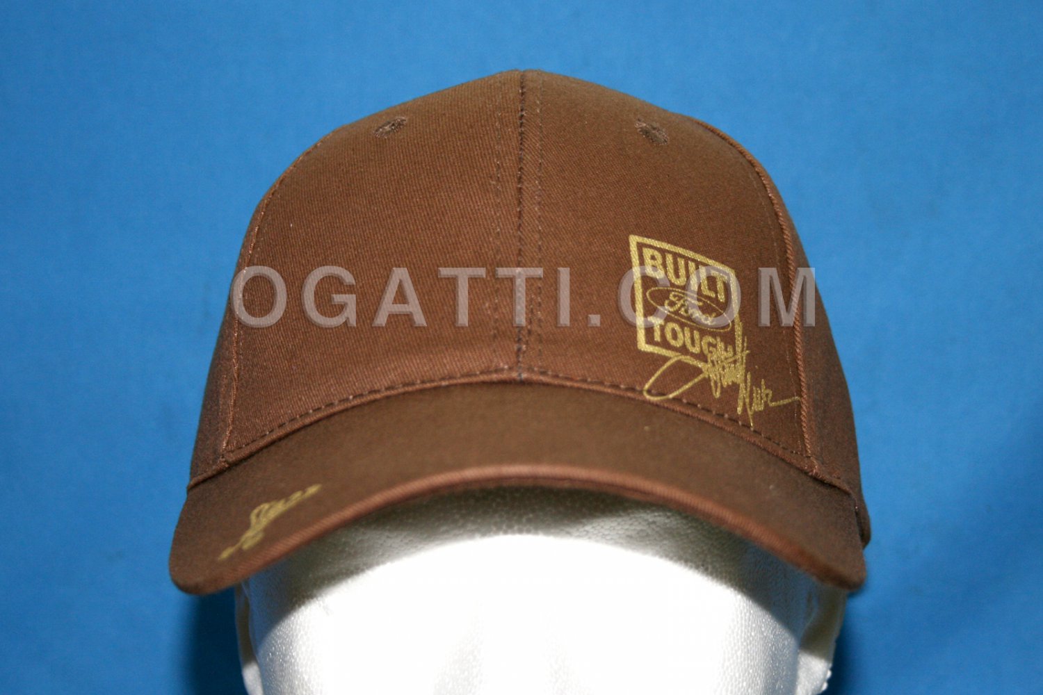 Brand New Ford Built Tough Brown / Gold Hat 105018