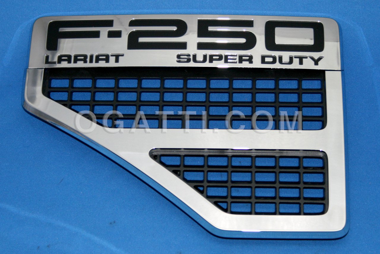 Brand New Ford OEM F-250 Lariat SUPER DUTY 2008-2010 Left Fender Vent Set 8C3Z-16228-F