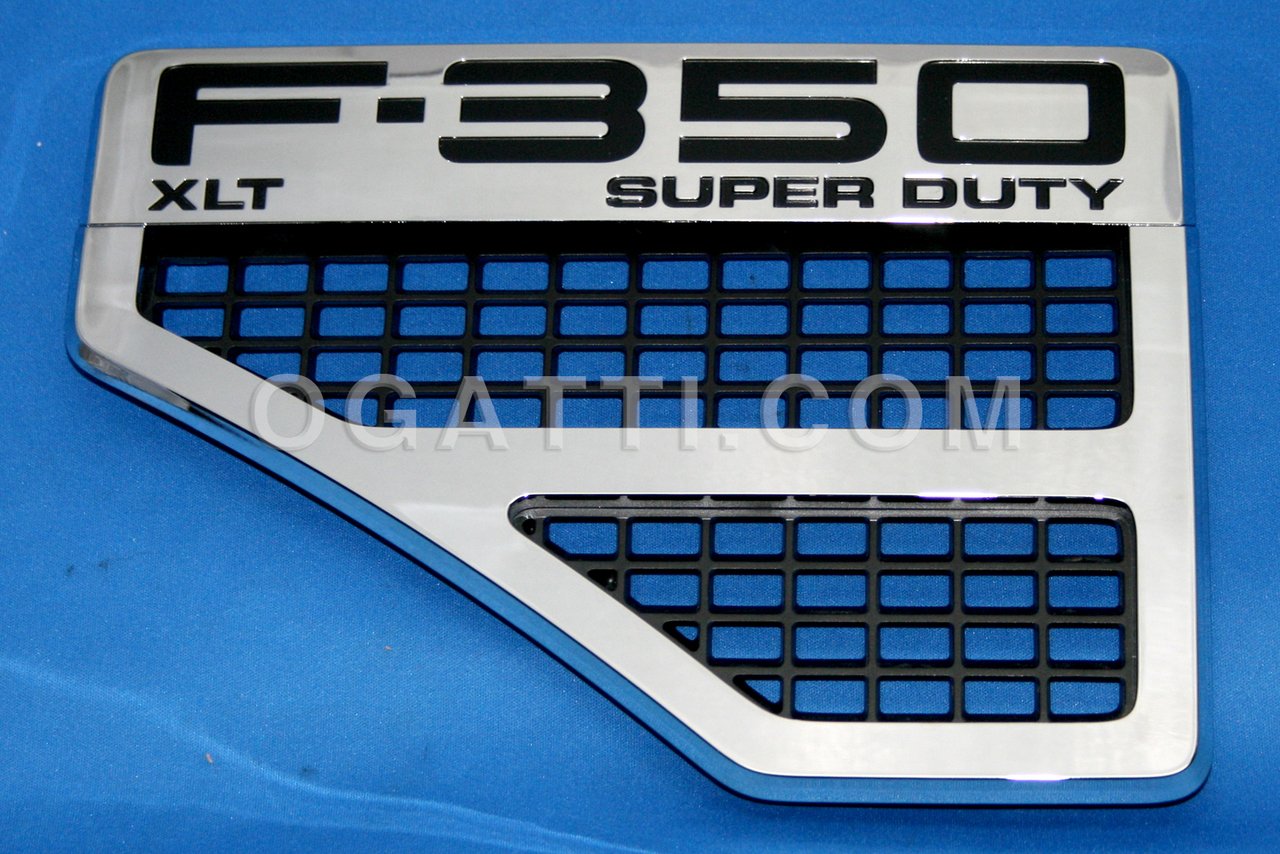 Brand New Ford OEM F-350 XLT SUPER DUTY 2008-2010 Left Fender Vent Set 8C3Z-16228-F