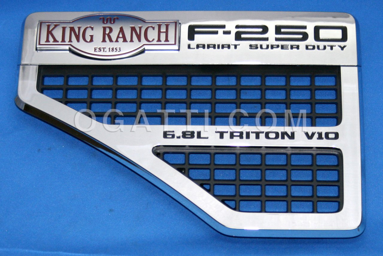 Brand New Ford OEM F-250 King Ranch 6.8L Triton V10 2008-2010 Left Vent Set 8C3Z-16228-D