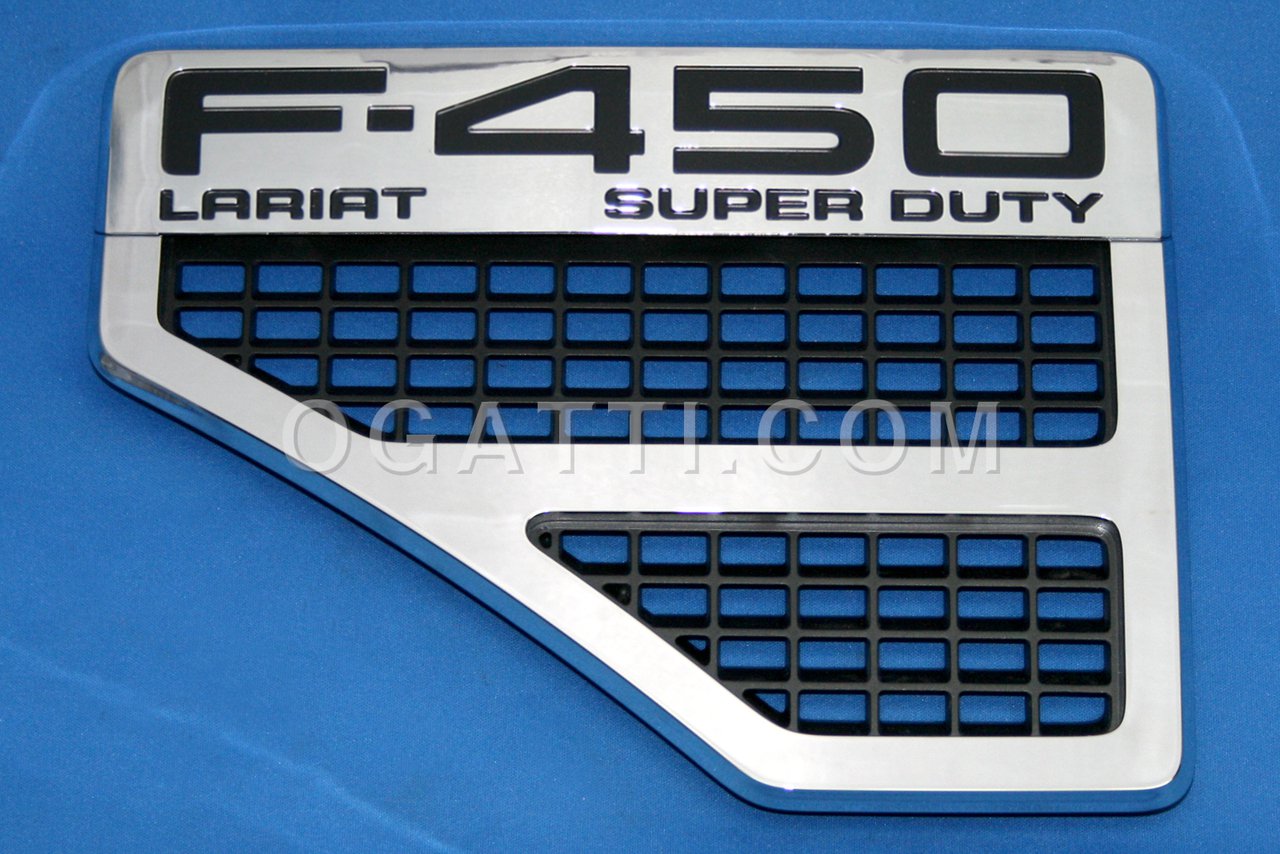Brand New Ford OEM F-450 Lariat Super Duty 2008-2010 Left Fender Vent Set 8C3Z-16228-F