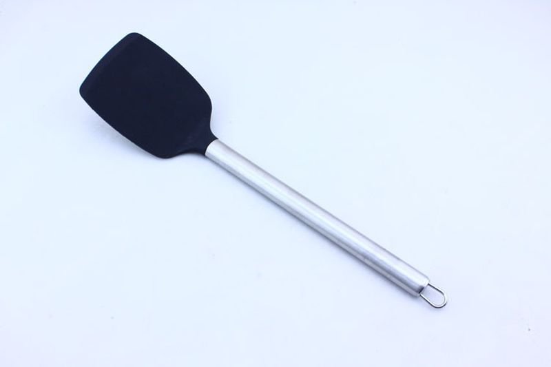 Non-stick Special Silicone Steak Pizza Shovel Spatula with Straight Tube Handle