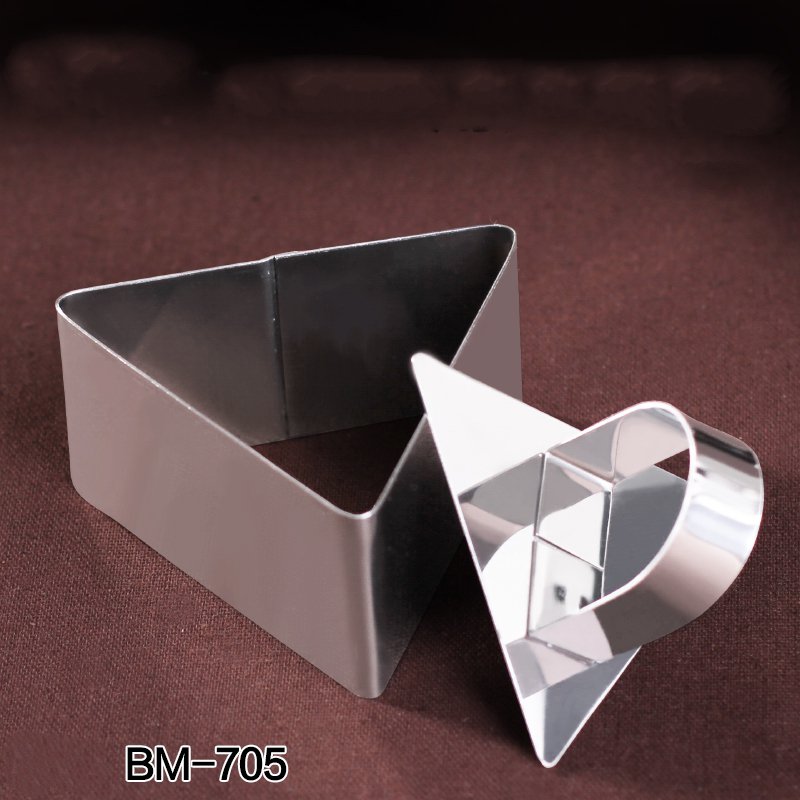 Triangle Stainless Steel Mousse Cake Ring Cookie Cutter Biscuit Mold Cake Mold